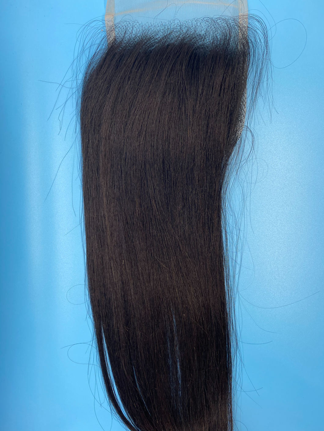 Transparent Natural Straight 4x4 Closure