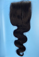 Transparent Natural 5x5 Body Wave Closure