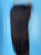 Transparent Natural Straight 5x5 Closure